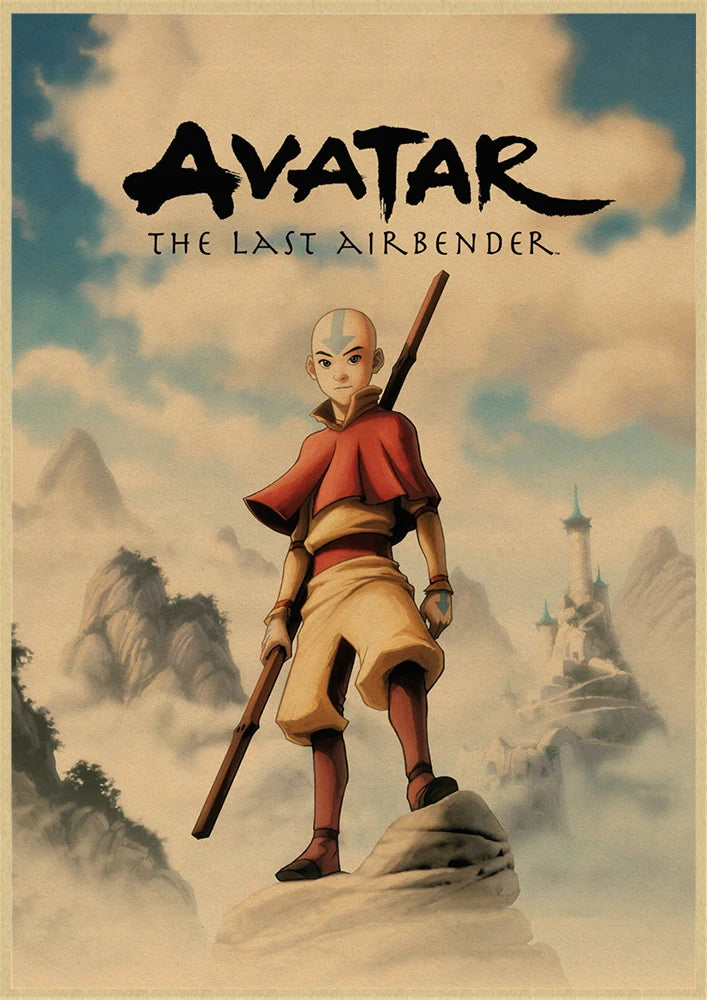 Avatar The Last Airbender Retro Posters