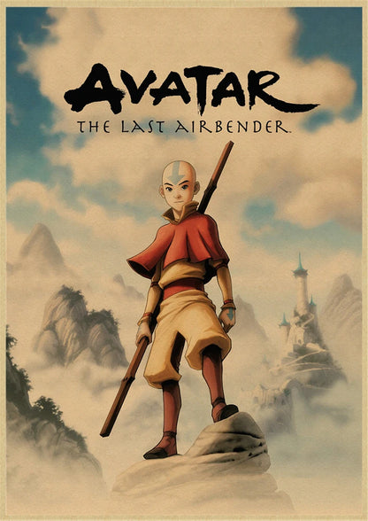 Avatar The Last Airbender Retro Posters