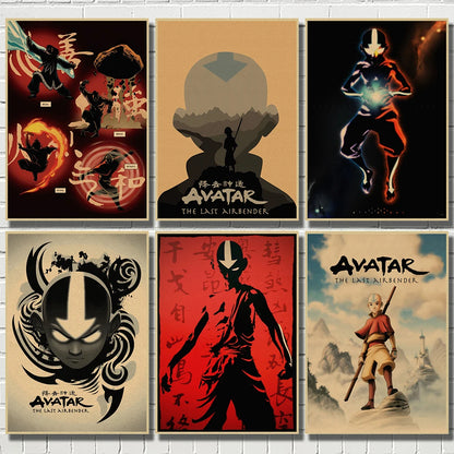 Avatar The Last Airbender Retro Posters