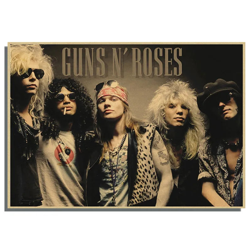 Guns N' Roses Retro Posters