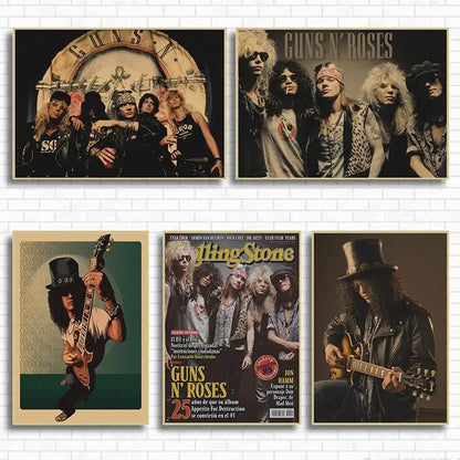 Guns N' Roses Retro Posters