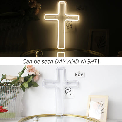 Christ's Cross Neon LED Light