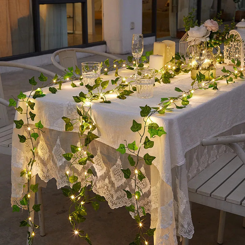 Artificial Leaf Vine Fairy Lights