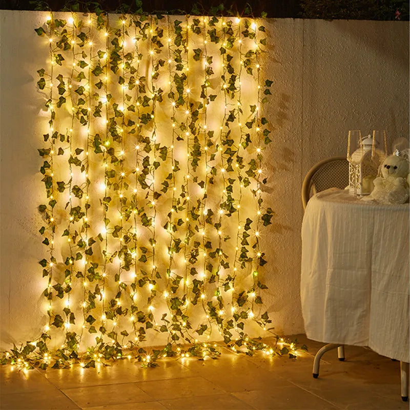 Artificial Leaf Vine Fairy Lights